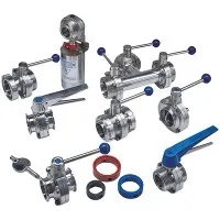 sanitary npauj npaim valve
