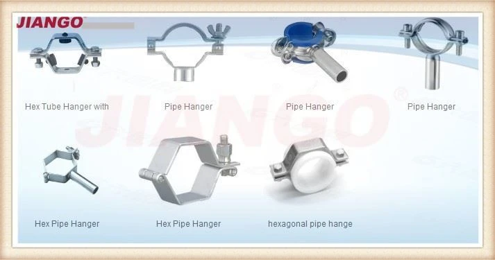 Sanitary Tube Hanger With Rubber Grommet